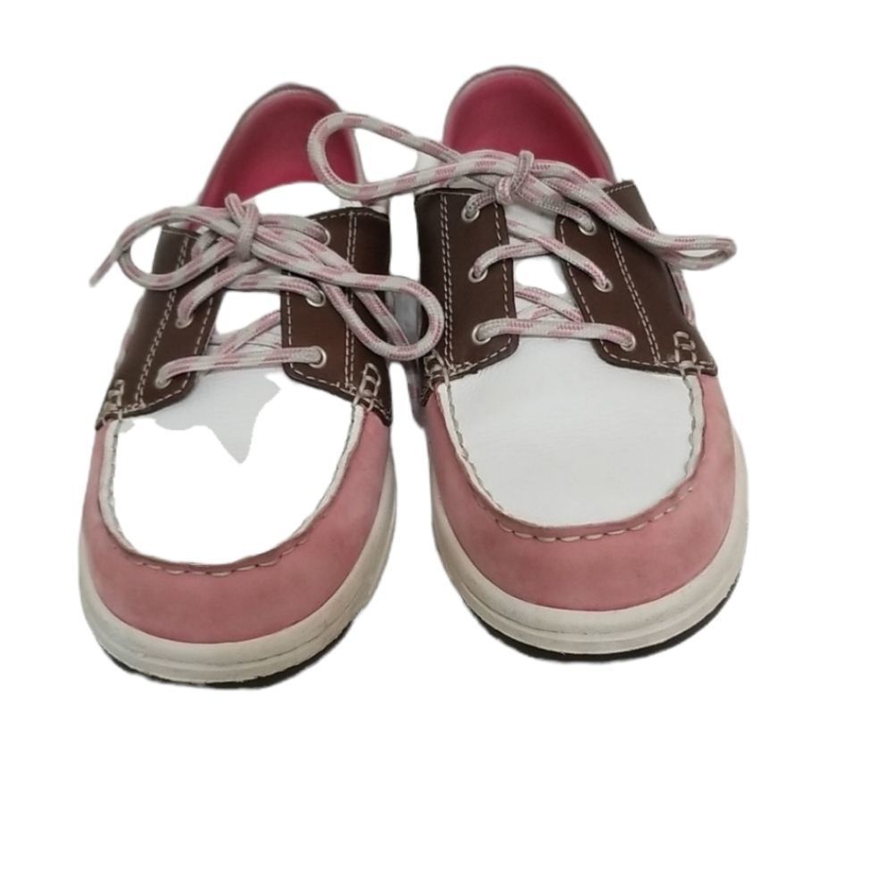 Timberland Pink Multicolored Loafers size 5.5